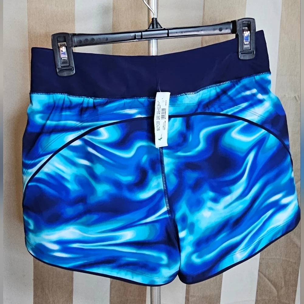 Lands' End Quick Dry Board Swim Short Bottom Green NWT Size 4